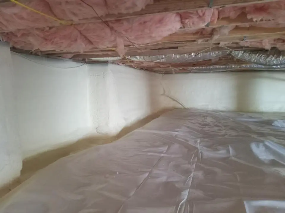 Crawl space encapsulation with closed-cell spray foam for Roof Maintenance in St. Paul Park